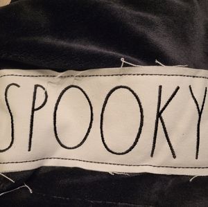 Rae Dunn SPOOKY Plush Throw Blanket